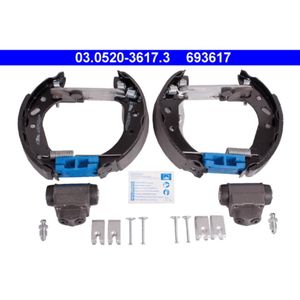 Bremsbackensatz ATE 03.0520-3617.3 für Ford Fiesta IV Puma