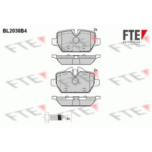 Bremsbelagsatz Scheibenbremse FTE 9010624 für BMW 3er