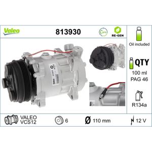 Kompressor Klimaanlage VALEO 813930 für Peugeot Citroën Opel DS 308 SW II 3008