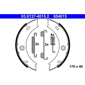 Bremsbackensatz Feststellbremse ATE 03.0137-4015.2 für VW Mercedes-Benz Sprinter