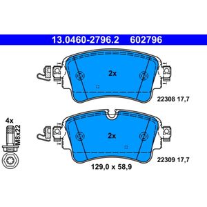 Bremsbelagsatz Scheibenbremse ATE 13.0460-2796.2 für Audi VW Q7