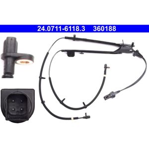 Sensor Raddrehzahl ATE 24.0711-6118.3 für Ford Fiesta V Fusion