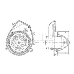 Innenraumgebläse MAHLE AB 54 000P für Audi VW Skoda A4 B5 Avant Passat