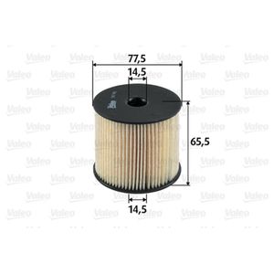 Kraftstofffilter VALEO 587903 für Citroën Peugeot Fiat Lancia Xantia 406 Jumpy I