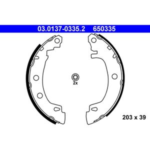 Bremsbackensatz ATE 03.0137-0335.2 für Renault Megane I Classic