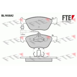 Bremsbelagsatz Scheibenbremse FTE 9010274 für Lancia Fiat Alfa Romeo Delta II