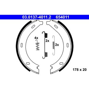 Bremsbackensatz Feststellbremse ATE 03.0137-4011.2 für Mercedes-Benz Vito V