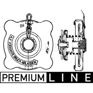 Verschlussdeckel Kühler MAHLE CRB 18 000P
