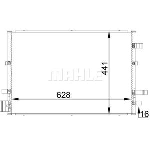 Kondensator Klimaanlage MAHLE AC 690 000S für Ford Mondeo III Turnier