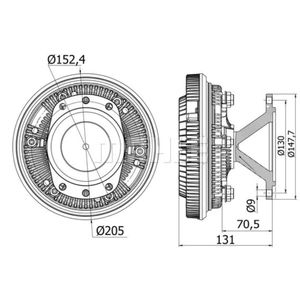 Kupplung Kühlerlüfter MAHLE CFC 42 000S