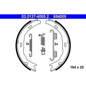 Bremsbackensatz Feststellbremse ATE 03.0137-4005.2 für Mercedes-Benz C