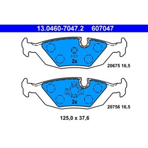 Bremsbelagsatz Scheibenbremse ATE 13.0460-7047.2 für BMW 5er