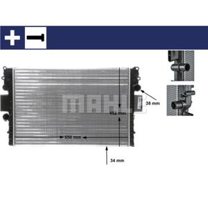 Kühler Motorkühlung MAHLE CR 1551 000S