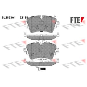 Bremsbelagsatz Scheibenbremse FTE 9011026 für Mini BMW 3er Clubman X1