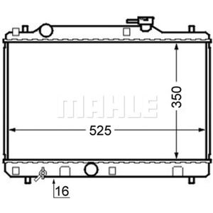 Kühler Motorkühlung MAHLE CR 743 000S