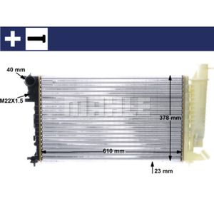 Kühler Motorkühlung MAHLE CR 487 000S für Citroën Peugeot ZX