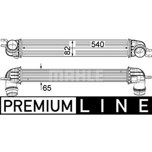 Ladeluftkühler MAHLE CI 375 000P für Mini Countryman Roadster