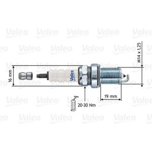 Zündkerze VALEO 246892 (10 Stk.) für Alfa Romeo VW Audi Ford Renault Citroën Fiat