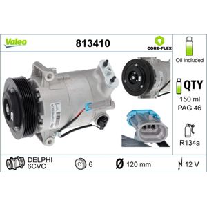 Kompressor Klimaanlage VALEO 813410 für Opel Astra J Caravan Insignia A