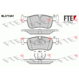 Bremsbelagsatz Scheibenbremse FTE 9010939 für BMW 1er