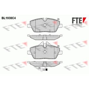 Bremsbelagsatz Scheibenbremse FTE 9010530 für Mini BMW Clubman 1er