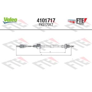 Seilzug Kupplungsbetätigung FTE 4101717 für Opel Corsa B