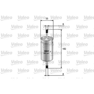 Kraftstofffilter VALEO 587027 für Ford Volvo C-Max II Grand Focus III V50