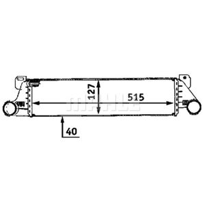 Ladeluftkühler MAHLE CI 49 000P für BMW 3er