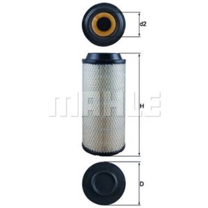 Luftfilter MAHLE LX 1687