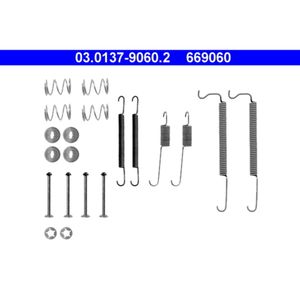 Zubehörsatz Bremsbacken ATE 03.0137-9060.2 für Opel Kadett D Caravan