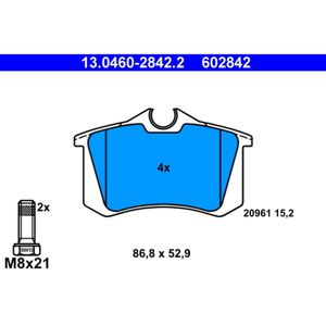 Bremsbelagsatz Scheibenbremse ATE 13.0460-2842.2 für Peugeot 405 I Break