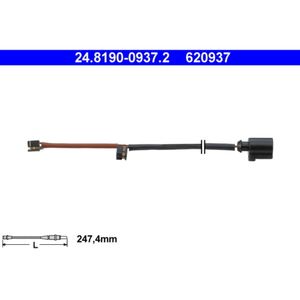 Warnkontakt Bremsbelagverschleiß ATE 24.8190-0937.2 (2 Stk.) für Audi Porsche Q7