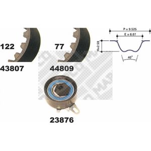 Zahnriemensatz MAPCO 73809 für VW Transporter T4