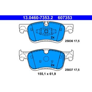 ATE 13.0460-7353.2 Bremsbelagsatz, Scheibenbremse