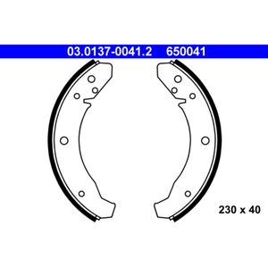 Bremsbackensatz ATE 03.0137-0041.2 für VW Porsche Kaefer Karmann Ghia 181 924