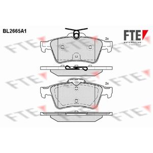 Bremsbelagsatz Scheibenbremse FTE 9010903 für Peugeot 508 I SW