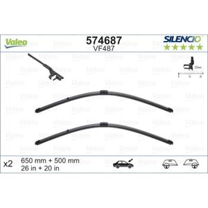 Wischblatt VALEO 574687 für BMW Volvo X3