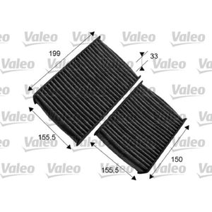 Filter Innenraumluft VALEO 715557 für Citroën Peugeot DS Ds3 208 I 207/207+