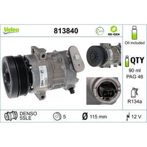 Kompressor Klimaanlage VALEO 813840 für Opel Corsa D