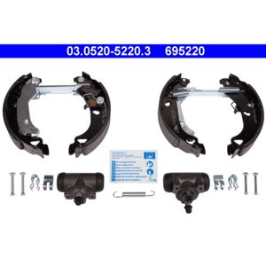 Bremsbackensatz ATE 03.0520-5220.3 für Fiat Lancia Punto Y