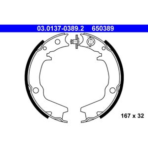 Bremsbackensatz Feststellbremse ATE 03.0137-0389.2