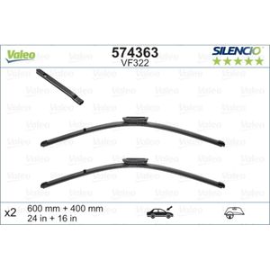 Wischblatt VALEO 574363 (10 Stk.) für Renault Citroën Peugeot DS Megane III Ds3