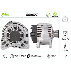 Generator VALEO 440427 für Renault Dacia Megane III Grandtour Dokker