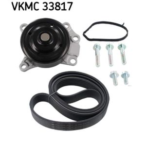 Wasserpumpe + Keilrippenriemensatz SKF VKMC 33817 für Citroën Peugeot C1