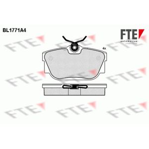 Bremsbelagsatz Scheibenbremse FTE 9010341 für VW Transporter T4