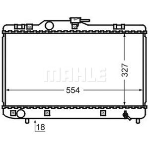 Kühler Motorkühlung MAHLE CR 768 000S