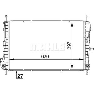 Kühler Motorkühlung MAHLE CR 1347 000S für Ford Mondeo III