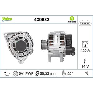 Generator VALEO 439683 für Kia Hyundai Pro Cee'd Venga I30 SW