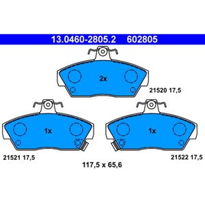 Bremsbelagsatz Scheibenbremse ATE 13.0460-2805.2 für Rover 200 II 400 Tourer
