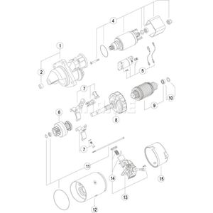 Starter MAHLE MS 114 für Uaz Renault Trucks Patriot Mascott